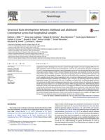 Structural brain development between childhood and adulthood: Convergence across four longitudinal samples