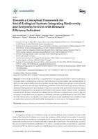 Towards a Conceptual Framework for Social-Ecological Systems Integrating Biodiversity and Ecosystem Services with Resource Efficiency Indicators