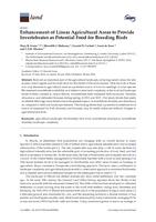 Enhancement of Linear Agricultural Areas to Provide Invertebrates as Potential Food for Breeding Birds