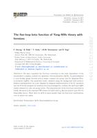 The five-loop beta function of Yang-Mills theory with fermions
