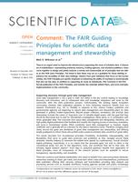 The FAIR Guiding Principles for scientific data management and stewardship