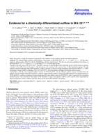 Evidence for a chemically differentiated outflow in Mrk 231