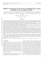 Water in star-forming regions with Herschel (WISH). VI. Constraints on UV and X-ray irradiation from a survey of hydrides in low- to high-mass young stellar objects