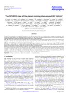 The SPHERE view of the planet-forming disk around HD 100546