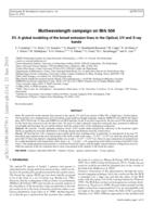 Multiwavelength campaign on Mrk 509. XV. A global modeling of the broad emission lines in the optical, UV, and X-ray bands