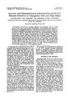 Isolation and characterization of Escherichia coli K-12 F- mutants defective in conjugation with an I-type donor