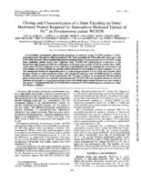 Cloning and characterization of a gene encoding an outer membrane protein required for siderophore-mediated uptake of Fe3+ in Pseudomonoas putida WCS358