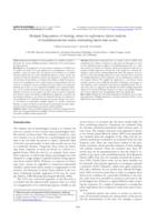 Multiple Imputation of missing values in exploratory factor analysis of multidimensional scales: estimating latent trait scores