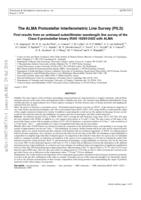 The ALMA Protostellar Interferometric Line Survey (PILS). First results from an unbiased submillimeter wavelength line survey of the Class 0 protostellar binary IRAS 16293-2422 with ALMA