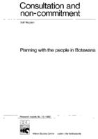 Consultation and non-commitment: planning with the people in Botswana