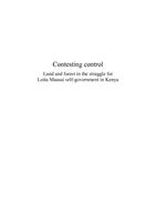 Contesting control: land and forest in the struggle for Loita Maasai self-government in Kenya