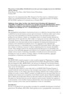 Dimensions of vulnerability of livelihoods in less-favoured areas: interplay between the individual and the collective