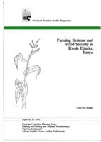 Farming systems and food security in Kwale District, Kenya