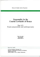 Seasonality in the coastal lowlands of Kenya: Part 4/5: Food consumption and anthropometry