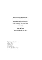 Localising anxieties: Ghanaian and Malawian immigrants, rising xenophobia, and social capital in Botswana