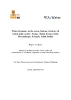 Water dynamics in the seven African countries of Dutch policy focus: Benin, Ghana, Kenya, Mali, Mozambique, Rwanda, South Sudan: report on Ghana