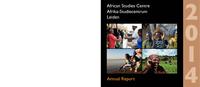 Annual report 2014 / African Studies Centre