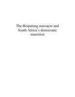 The Boipatong massacre and South Africa's democratic transition