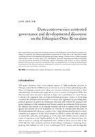 Dam controversies: contested governance and developmental discourse on the Ethiopian Omo River dam