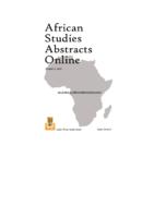 African Studies Abstracts Online: number 3, 2003