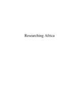 Researching Africa: Explorations of everyday African encounters