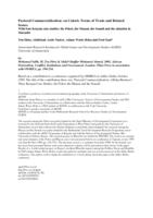 Pastoral commercialisation: on caloric terms of trade and related issues. With four Kenyan case studies: the Pokot, the Maasai, the Somali and the situation in Marsabit