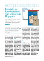 Big data en handschriften van Christiaan Huygens