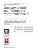 Samenwerking met Wikipedia werpt vruchten af: meer publiek bereiken met online encyclopedie