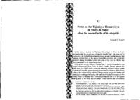 Notes on the Tijâniyya Hamawaiyya in Nioro du Sahel after the second exile of its shaykh