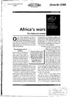 Africa's wars: the historical context