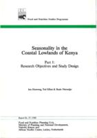 Seasonality in the coastal lowlands of Kenya: Part 1: Research objectives and study design