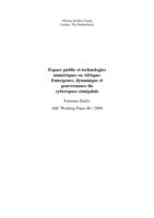 Espace public et technologies numériques en Afrique: emergence, dynamique et gouvernance du cyberspace sénégalais