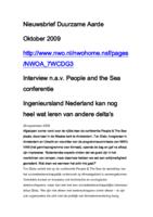 Ingenieursland Nederland kan nog heel wat leren van andere delta's: interview met Ton Dietz n.a.v. de conferentie "People and the sea"