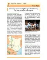 Improving school feeding through school farming: the case of Nakuru town, Kenya