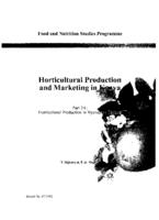 Horticultural production and marketing in Kenya: Part 2A: Horticultural production in Nyandarua District