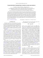 Zeeman-field-induced topological phase transitions in triplet superconductors