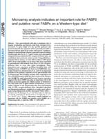 Microarray analysis indicates an important role for FABP5 and putative novel FABPs on a Western-type diet