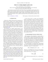 Modes of a rotating astigmatic optical cavity