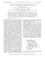 Second low temperature phase transition in frustrated UNi_4B