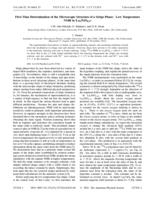 First time determination of the microscopic structure of a stripe phase: Low temperature NMR in La_2NiO_4.17