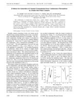 Evidence for saturation of channel transmission from conductance fluctuations in atomic-size point contacts