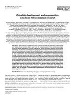 Zebrafish development and regeneration: new tools for biomedical research