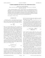 Combined longitudinal and transverse noise enhancement in lasers