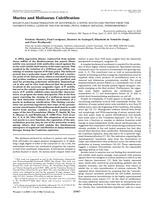 Mucins and molluscan calcification - Molecular characterization of mucoperlin, a novel mucin-like protein from the nacreous shell layer of the fan mussel Pinna nobilis (Bivalvia, Pteriomorphia).