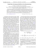 Metallic phase of the quantum Hall effect in four-dimensional space