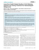 Long-term health realted quality of life following intensive care during treatment for haematological malignancies