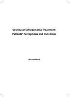 Vestibular schwannoma treatment : patients’ perceptions and outcomes