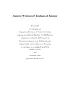 Jeanette Winterson's Enchanted Science