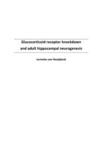 Glucocorticoid receptor knockdown and adult hippocampal neurogenesis