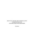 Quality of life, functional ability and physical activity in children and adolescents after lower extremity bone tumour surgery